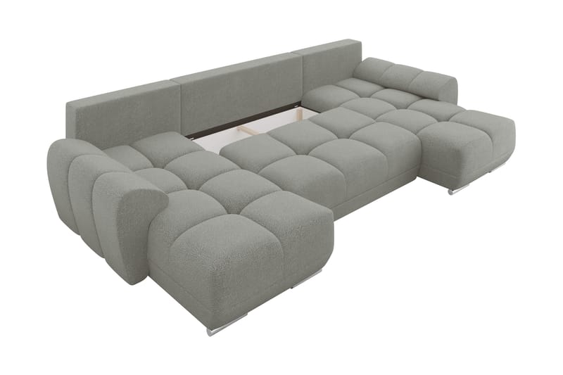 Simerly BädBädsoffa Dubbeldivan 4-sits - Svart - Möbler - Soffa - Bäddsoffa - U bäddsoffa