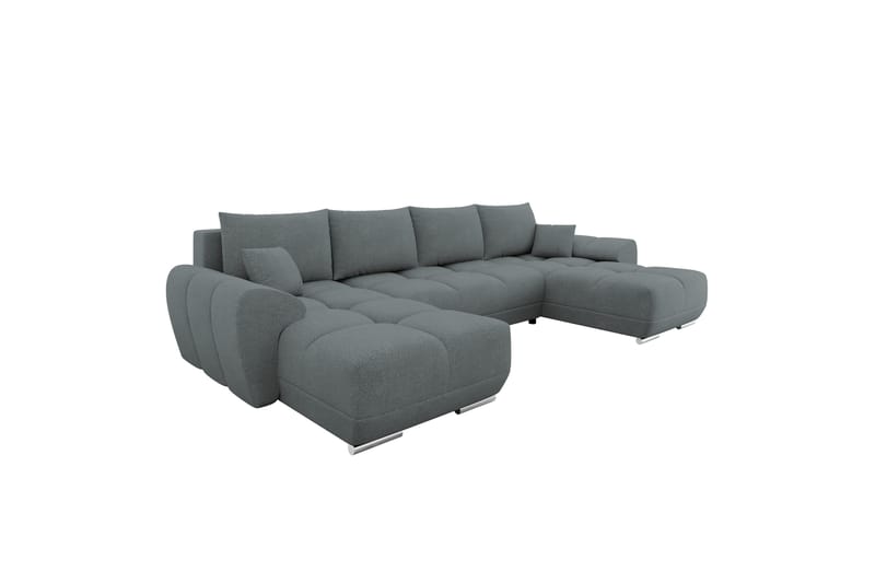 Simerly Bäddsoffa Dubbeldivan 4-sits - Mörkgrå - Möbler - Soffa - Bäddsoffa - U bäddsoffa