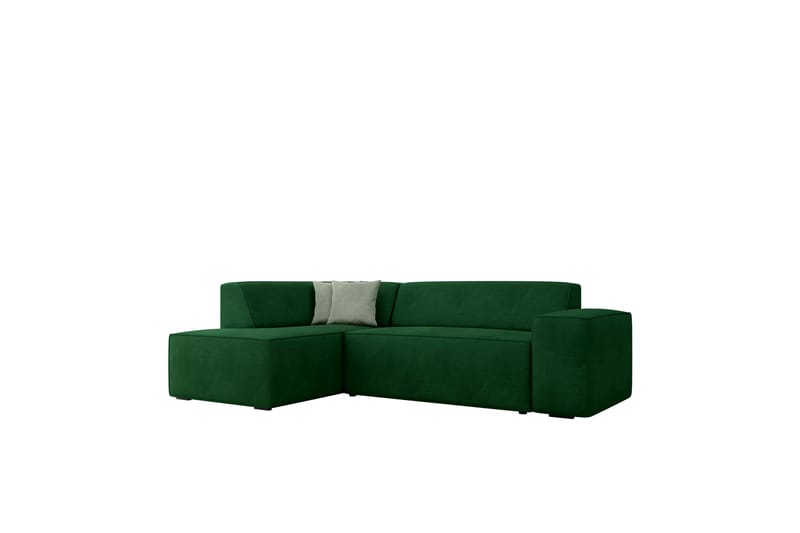 Slucajno Soffa med Schäslong 3-sits - Grön - Möbler - Soffa - Divansoffa & schäslongsoffa - 3 sits soffa med divan