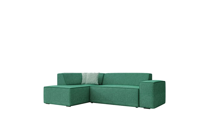 Slucajno Soffa med Schäslong 3-sits - Grön - Möbler - Soffa - Divansoffa & schäslongsoffa - 3 sits soffa med divan