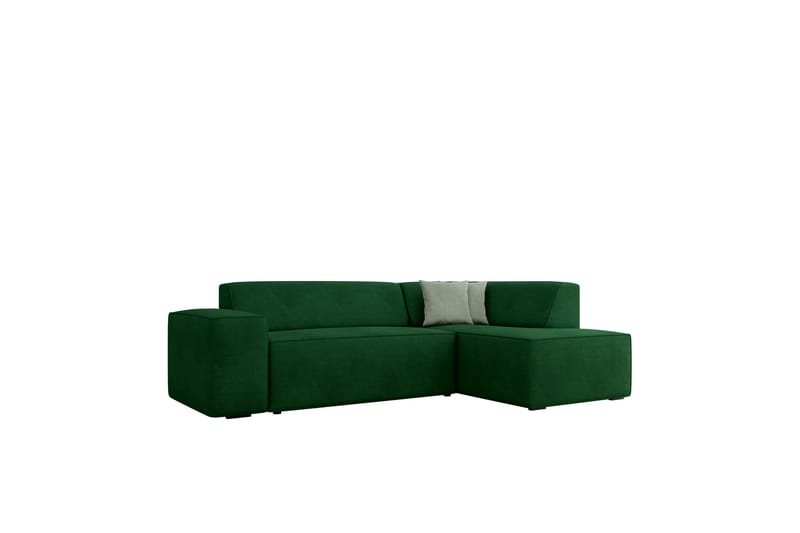 Slucajno Soffa med Schäslong 3-sits - Grön - Möbler - Soffa - Divansoffa & schäslongsoffa - 3 sits soffa med divan