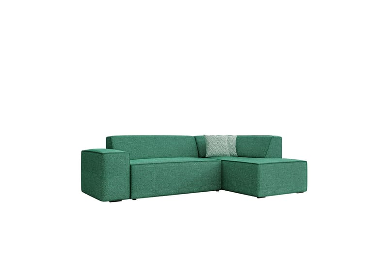 Slucajno Soffa med Schäslong 3-sits - Grön - Möbler - Soffa - Divansoffa & schäslongsoffa - 3 sits soffa med divan