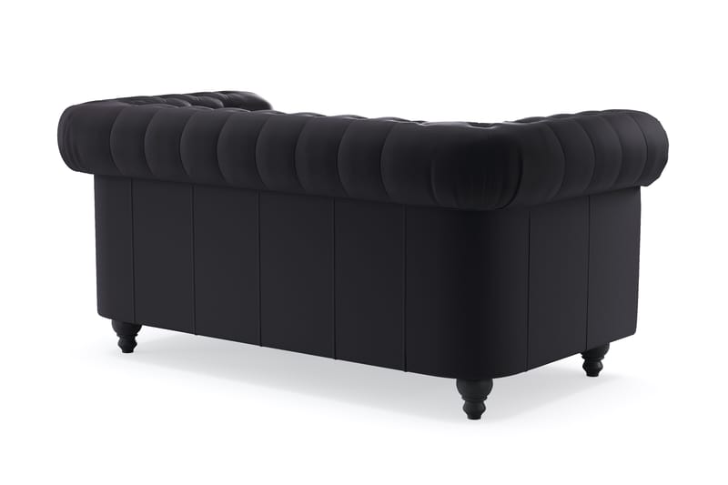 Soffa Chester Deluxe 2-sits - Svart - Möbler - Soffa - 2 sits soffa