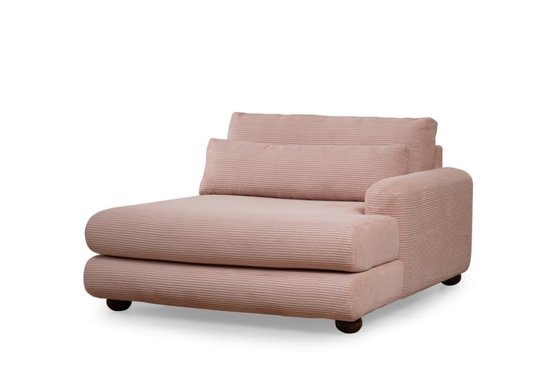 Soffa m. Divan Maddington 3-sits - Rosa - Möbler - Soffa - Divansoffa & schäslongsoffa - 3 sits soffa med divan