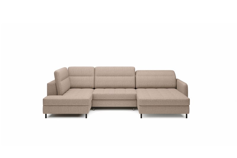 Soffa med Divan och Schäslong Berrto 5-sits - Beige - Möbler - Soffa - U-soffa