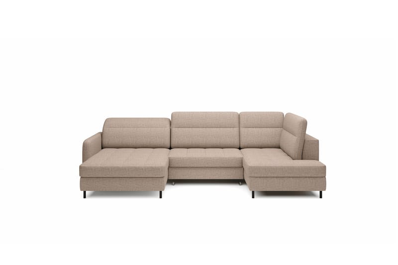 Soffa med Divan och Schäslong Berrto 5-sits - Beige - Möbler - Soffa - U-soffa