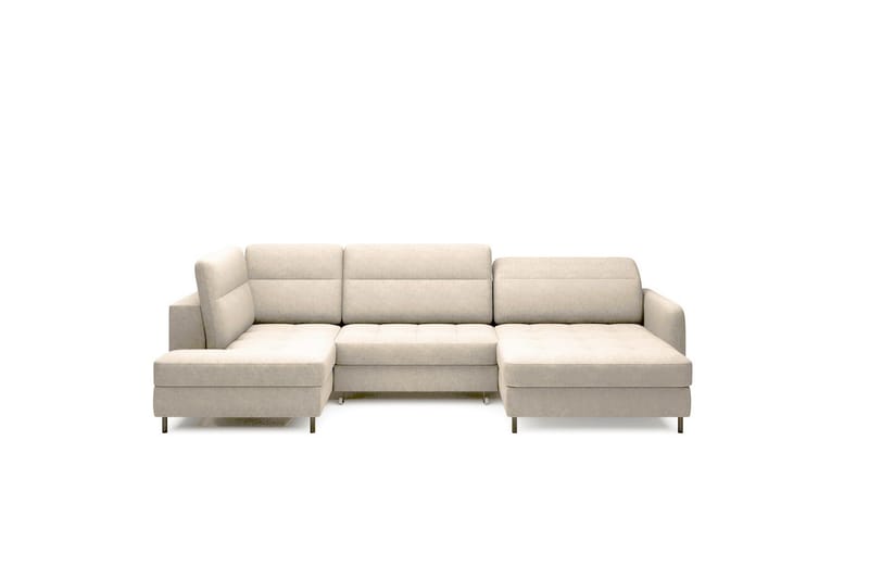 Soffa med Divan och Schäslong Berrto 5-sits - Beige - Möbler - Soffa - U-soffa