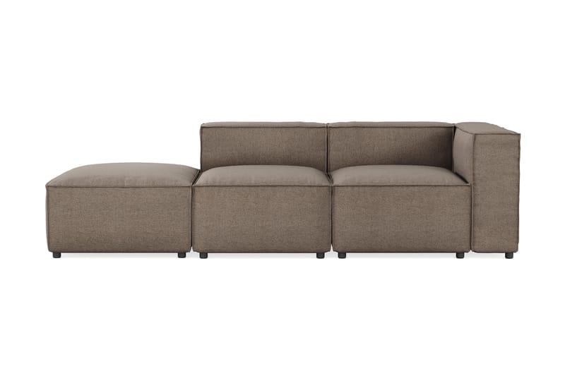 Soffa Narender 3-sits - Grå - Skinnsoffa - 3 sits soffa - Sammetssoffa - 2 sits soffa - 4 sits soffa - Soffa