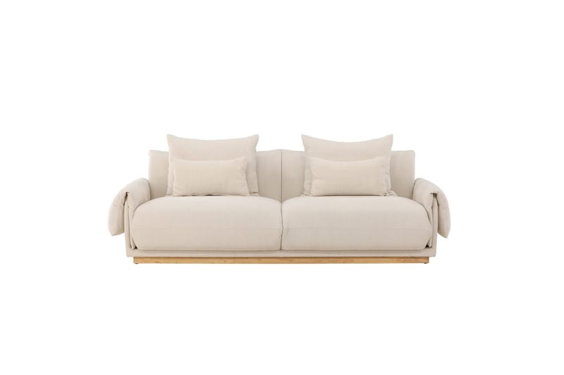 Soffa VIND 3-sits Mollösund 237x95x82 cm - Beige - Möbler - Soffa - 3 sits soffa