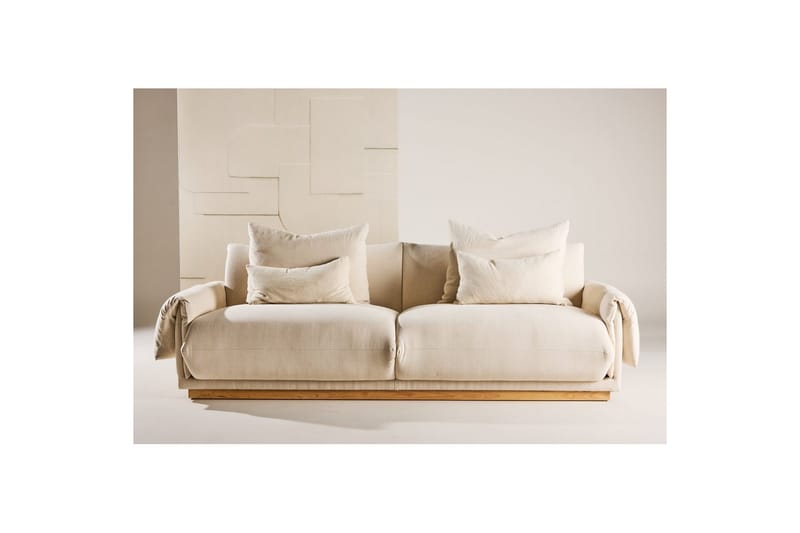 Soffa VIND 3-sits Mollösund 237x95x82 cm - Beige - Möbler - Soffa - 3 sits soffa