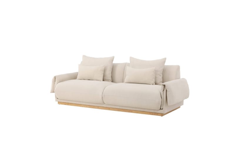 Soffa VIND 3-sits Mollösund 237x95x82 cm - Beige - Möbler - Soffa - 3 sits soffa