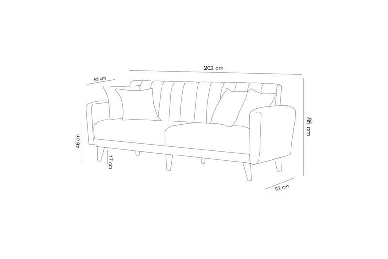 Soffgrupp Banize - Mörkblå - Möbler - Soffa - Soffgrupp