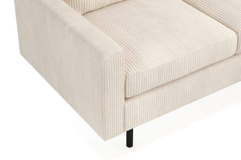 Soffgrupp Malley 3-sits+Fåtölj+Fotpall - Beige - Möbler - Soffa - Soffgrupp