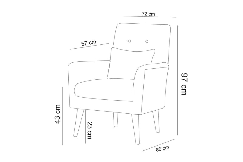 Soffgrupp Sanhaja - Röd - Möbler - Soffa - Soffgrupp