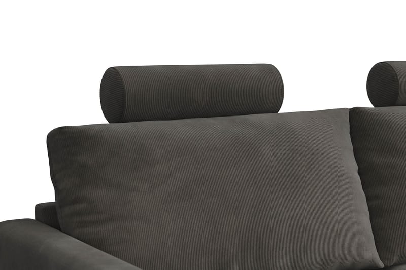 Nackkudde Soffa Menard Compact 51 cm - Mörkgrå - Möbler - Soffa - Sofftillbehör - Nackstöd soffa