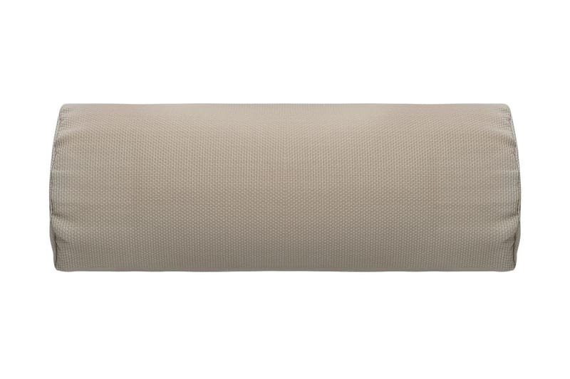 Nackstöd till solstol taupe 40x7,5x15 cm textilene - Brun - Möbler - Soffa - Sofftillbehör - Nackstöd soffa