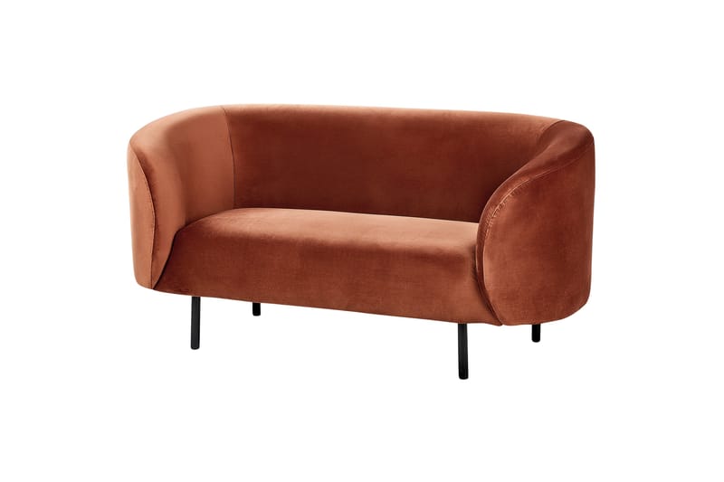 Tuka Soffa 2-sits - Svart/Orange - Möbler - Soffa - 2 sits soffa