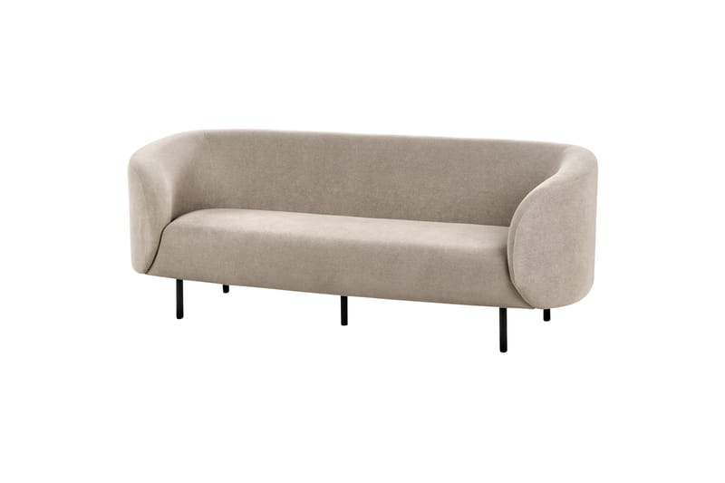 Tuka Soffa 3-sits - Beige/Svart/Grå - Möbler - Soffa - 3 sits soffa