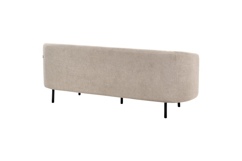 Tuka Soffa 3-sits - Beige/Svart/Grå - Möbler - Soffa - 3 sits soffa