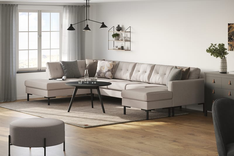 5-sits U-soffa Divan Höger Frillestad - Beige - Möbler - Soffa - U-soffa