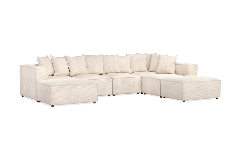 Djup U-Soffa 5-sits Narender - Beige - Möbler - Soffa - U-soffa