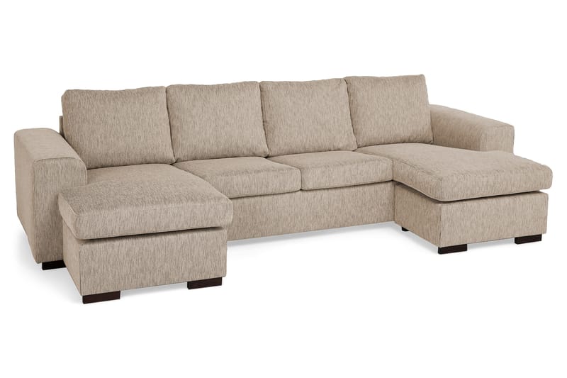 Dubbeldivansoffa Alter 4-sits - Beige - Möbler - Soffa - U-soffa