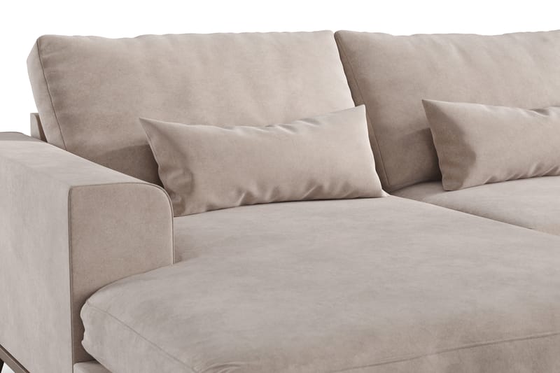 U-Soffa Haga Sammet - Beige - Möbler - Soffa - U-soffa