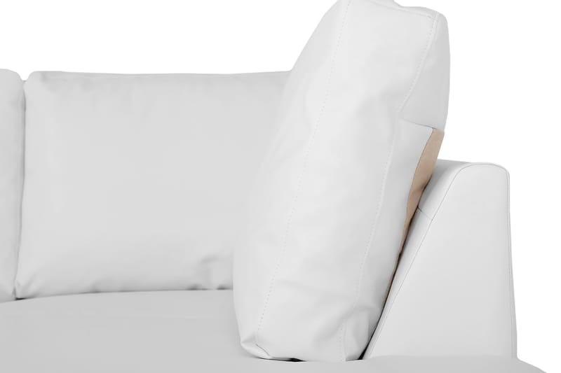 U-soffa Alter XL med Divan Vänster Konstläder - Vit - Möbler - Soffa - U-soffa