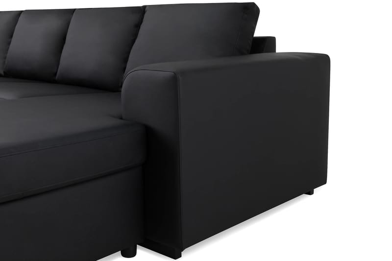 U-soffa Alter XXL med Divan Höger - Svart - Möbler - Soffa - U-soffa