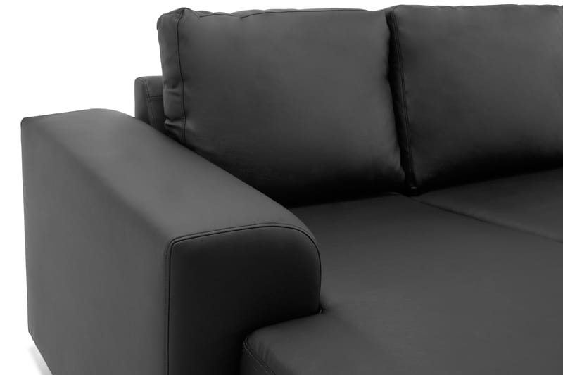 U-soffa Alter XXL med Divan Vänster - Svart - Möbler - Soffa - U-soffa