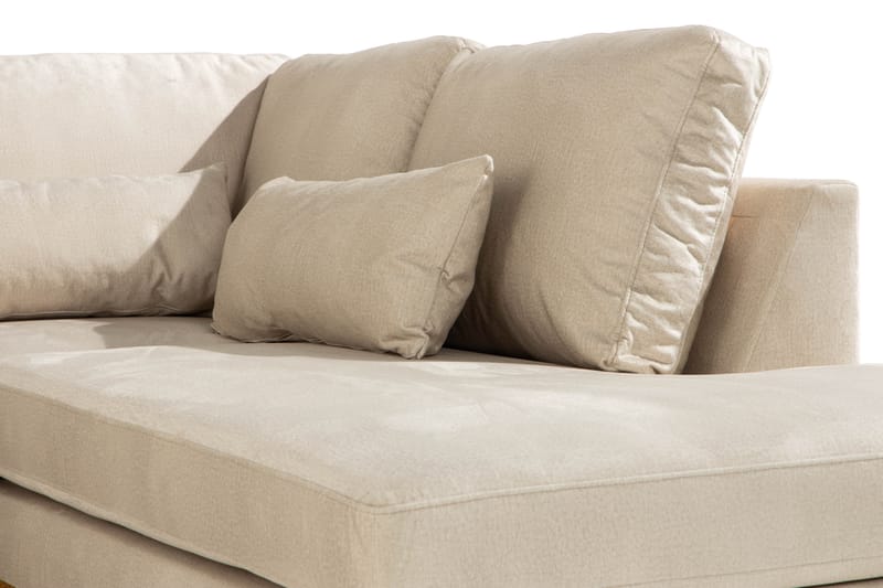 U-soffa Haga Sammet - Beige - Möbler - Soffa - U-soffa