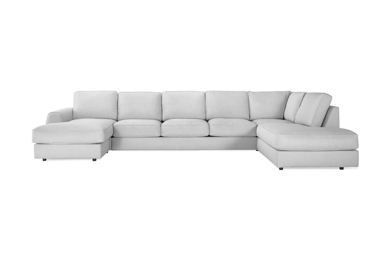 U-soffa Ontario med Divan Large Vänster - Linnegrå - 2 sits soffa med divan - 4 sits soffa med divan - Sammetssoffa - Skinnsoffa - 3 sits soffa med divan - U-soffa
