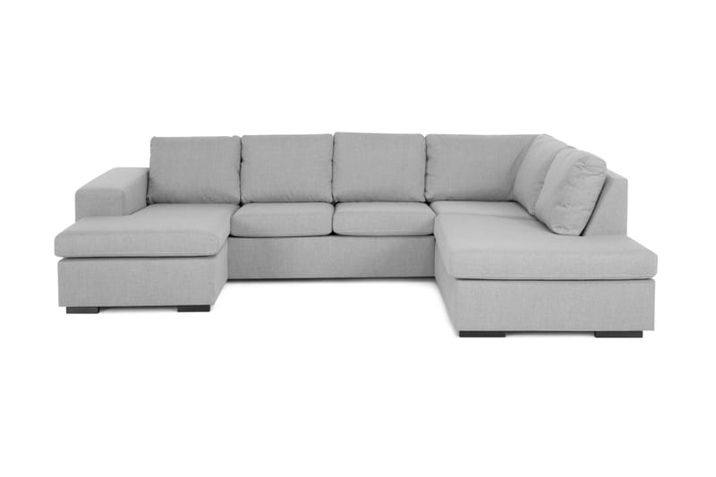 U-soffa Sit Down med Divan Vänster - Ljusgrå - 2 sits soffa med divan - 4 sits soffa med divan - Sammetssoffa - Skinnsoffa - 3 sits soffa med divan - U-soffa