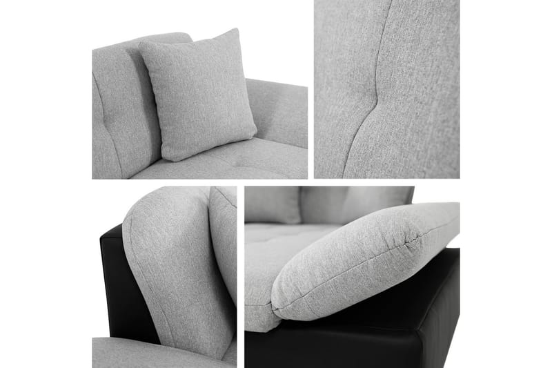 Vananda Soffa med Divan 3-sits - Beige - Möbler - Soffa - Divansoffa & schäslongsoffa - 3 sits soffa med divan