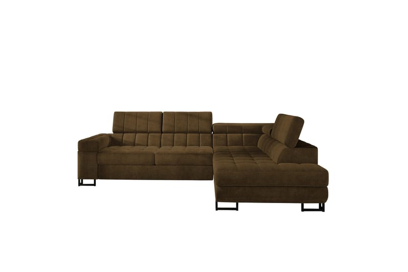 Warwick Soffa med Schäslong 3-sits - Brun - Möbler - Soffa - Divansoffa & schäslongsoffa - 3 sits soffa med divan