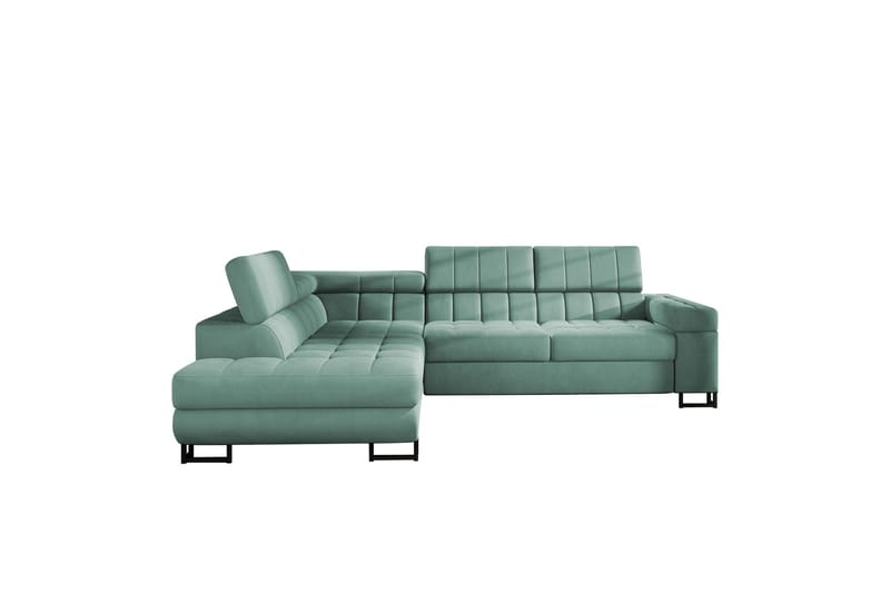 Warwick Soffa med Schäslong 3-sits - Grön - Möbler - Soffa - Divansoffa & schäslongsoffa - 3 sits soffa med divan