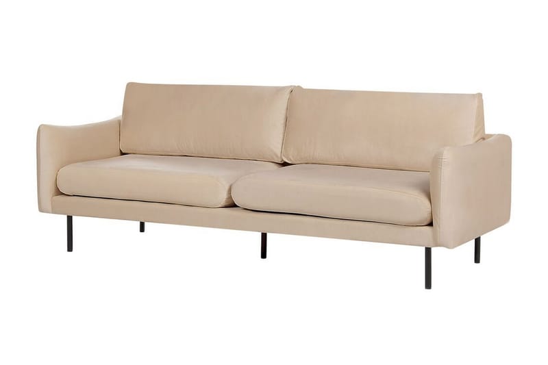 Woodal Soffa 3-sits - Beige/Svart - Möbler - Soffa - 3 sits soffa