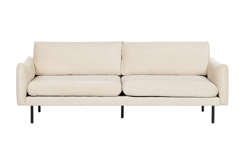 Woodal Soffa 3-sits - Beige/Svart - Möbler - Soffa - 3 sits soffa