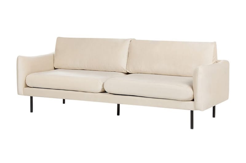 Woodal Soffa 3-sits - Beige/Svart - Möbler - Soffa - 3 sits soffa