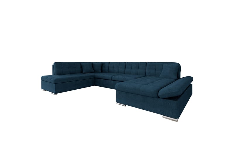 Zumar Soffa med Divan och Schäslong 4-sits - Blå - Möbler - Soffa - Divansoffa & schäslongsoffa - 4 sits soffa med divan