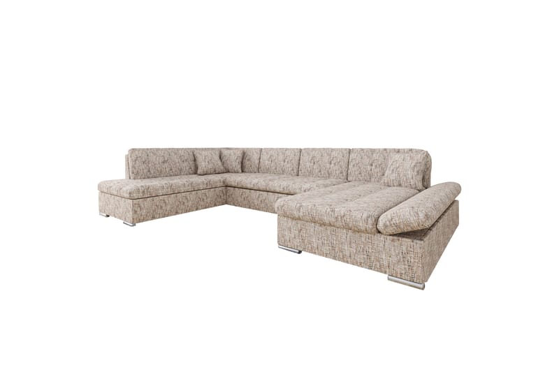 Zumar Soffa med Divan och Schäslong 4-sits - Flerfärgad/Beige - Möbler - Soffa - Divansoffa & schäslongsoffa - 4 sits soffa med divan