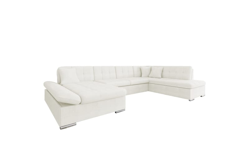 Zumar Soffa med Divan och Schäslong 4-sits - Vit - Möbler - Soffa - Divansoffa & schäslongsoffa - 4 sits soffa med divan