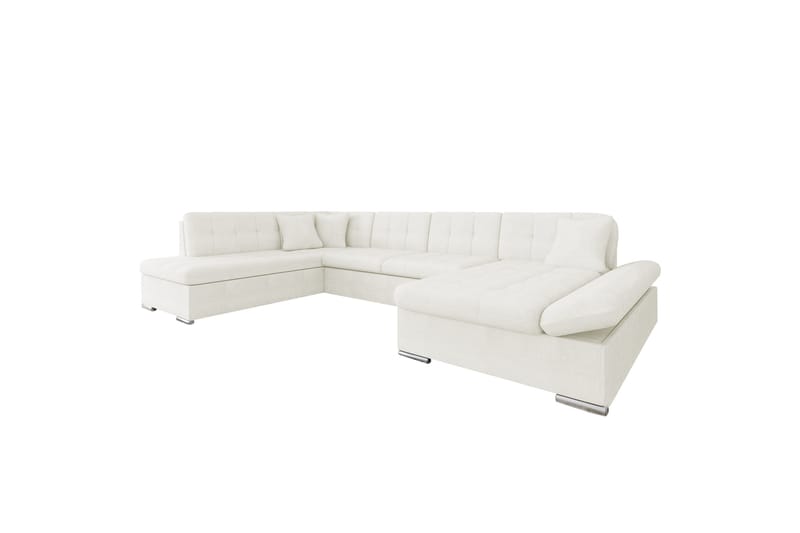 Zumar Soffa med Divan och Schäslong 4-sits - Vit - Möbler - Soffa - Divansoffa & schäslongsoffa - 4 sits soffa med divan