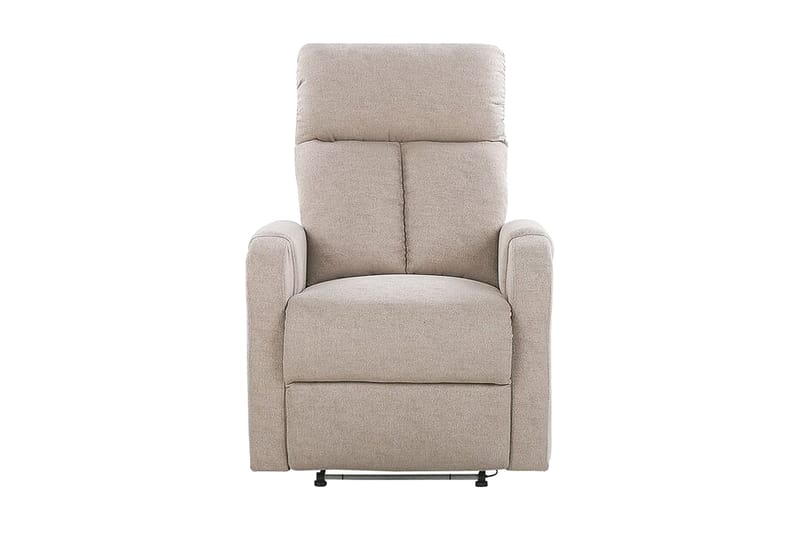 Fåtölj Vakkuri LED-belysning + USB-port - Beige - Möbler - Fåtölj & stolar - Fåtölj - Biofåtölj & reclinerfåtölj