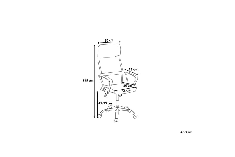 Kontorsstol Design - Svart - Möbler - Fåtölj & stolar - Kontorsstol & skrivbordsstol