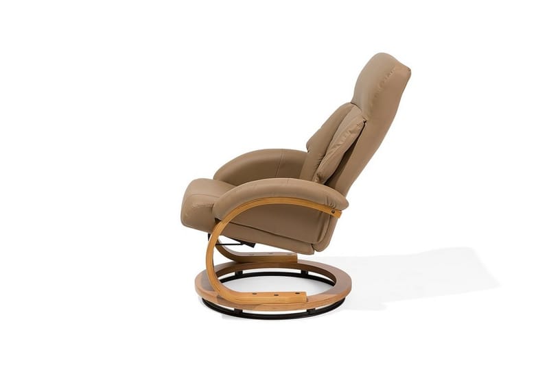 Reclinerstol Force med fotpall - Beige - Möbler - Fåtölj & stolar - Kontorsstol & skrivbordsstol