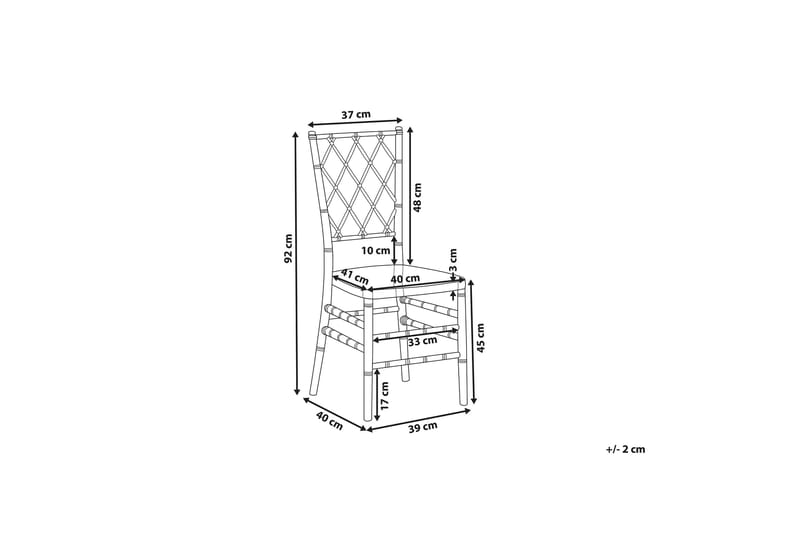 Stol Chivon 2-pack - Transparent - Möbler - Fåtölj & stolar - Matstol & köksstol