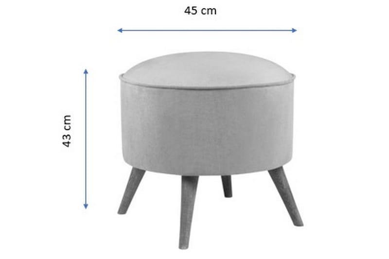 Fotpall Rakyia - Turkos - Möbler - Fåtölj & stolar - Pall & puff - Fotpallar