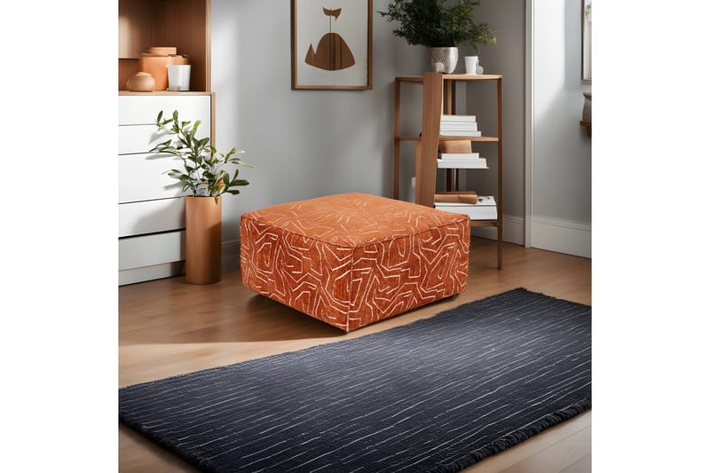 Kaolins Fotpall 85 cm - Orange - Möbler - Fåtölj & stolar - Pall & puff - Fotpallar