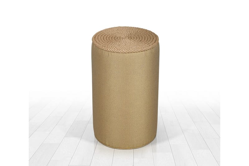 Sittpuff Arkues 31 cm - Guld - Sittpuff - Sittmöbler med förvaring